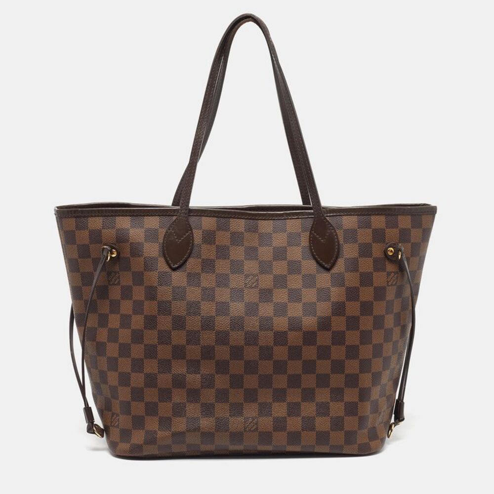 Louis Vuitton Neverfull Mm Damier Ebene Canvas Bag